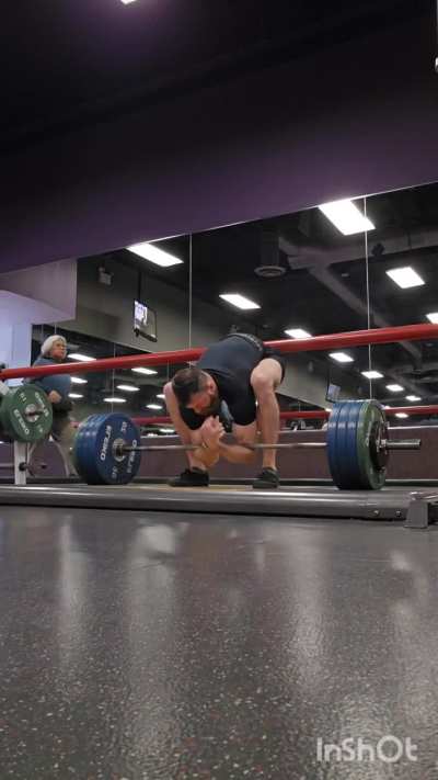 375lbs/170Kg Zercher Deadlift (22lbs PR)