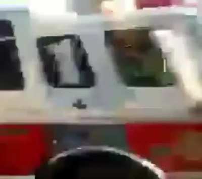 There's a firetruck coming