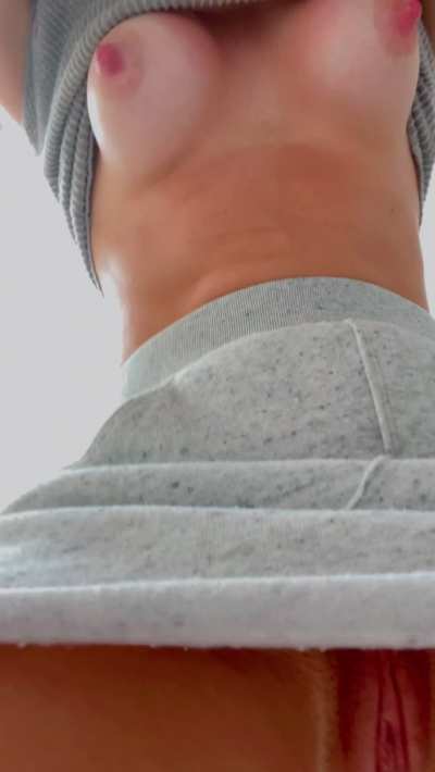 Dropping my small titties over your face [OC]