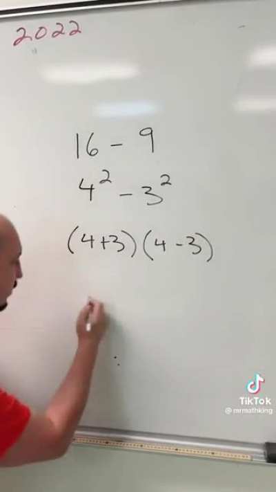 16-9 is a very simple math problem.