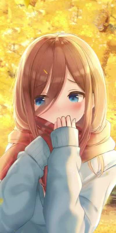 Miku Nakano Live Wallpaper | Portrait | 1080p 🎧