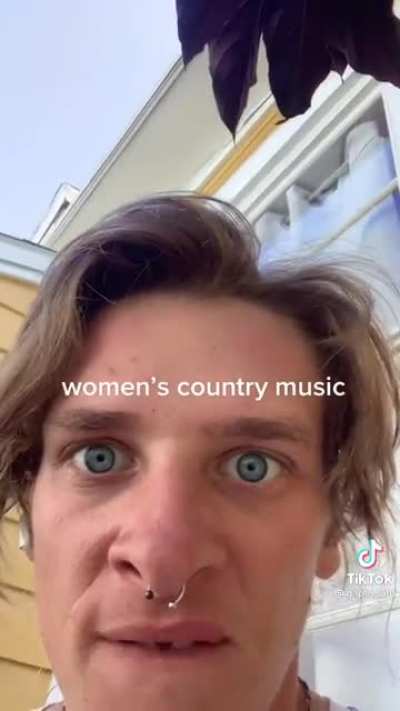 Men’s country music vs women’s country music