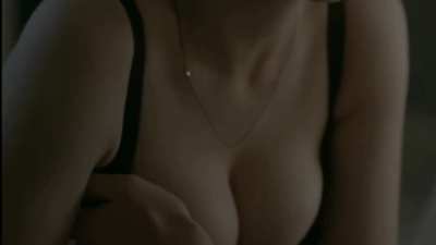 Close-up of Hayley Atwell's boobs