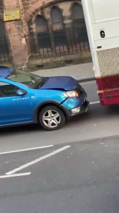 To get a bus to move