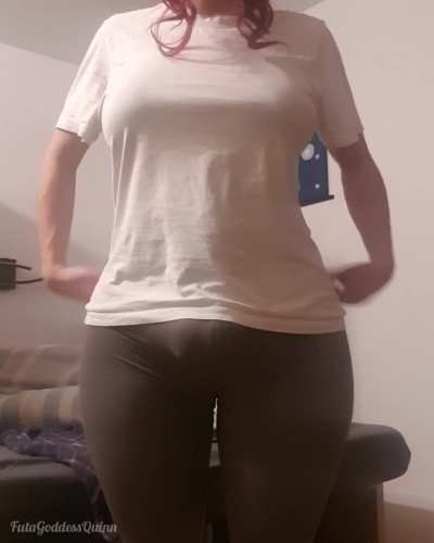 I can't hide my massive cock...looks like i'm gonna hide it you~