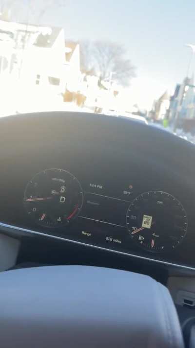 RPM flare on first drive of the day