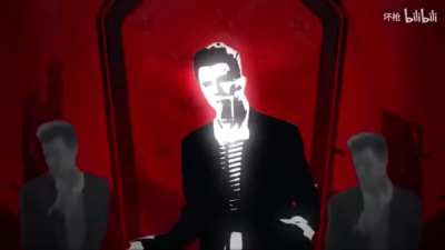Blursed rickroll