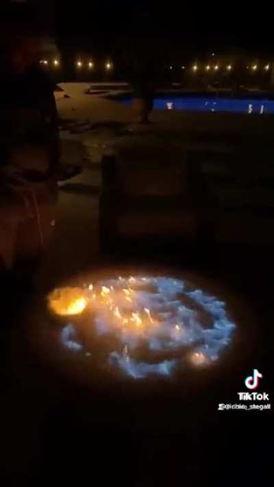 Ice on fire...