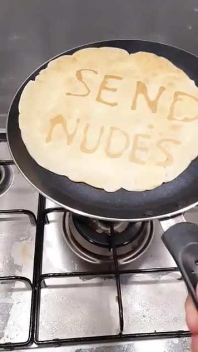 Perfect pancake flip