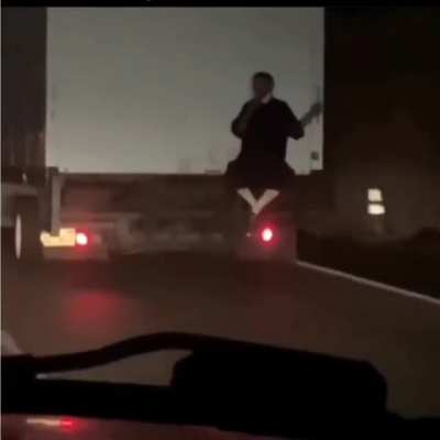 Idiots ON cars?