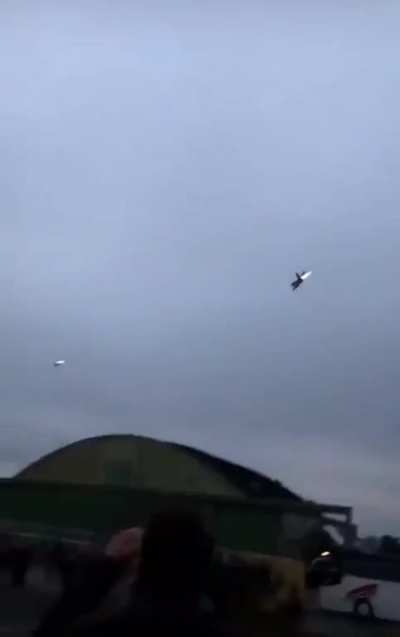 Getting swarmed by fighter jets