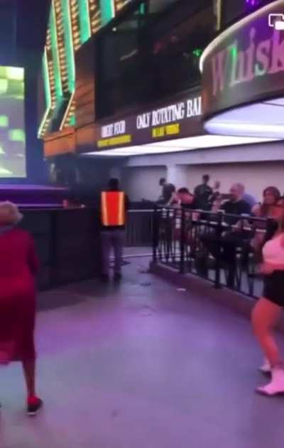 People harass a disabled man and his wife as they try to enjoy a concert