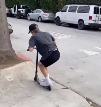 The flip at the end