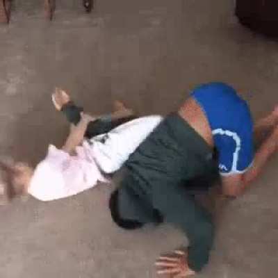 Little sister got mad skills
