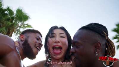 Nicole Doshi: “I’m a Fucking Chinese Whore. I Love Getting Fucked in My Chinese Whore Pussy! And My Whore Ass!”