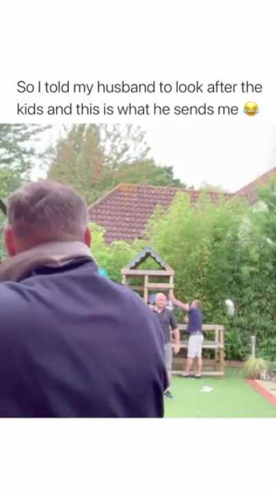 How dads decide to watch the kids