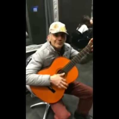 A Talented Gentleman plays Spaghetti Western with a Guitar and his Mouth