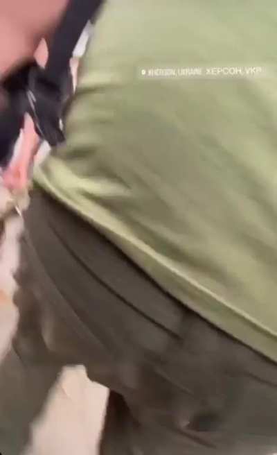 Russians shelling civilians as they are evacuated from flooded Kherson