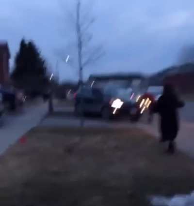 Teens flee the scene of an accident…