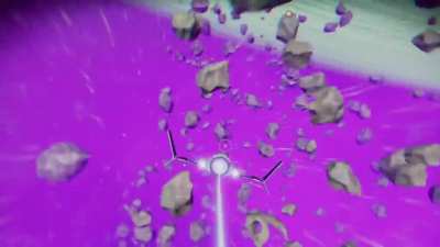 You ever pulse boost through an asteroid field and try to dodge all the asteroids? And then mess up and go booooom.