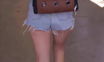Hint of her butt