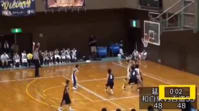 Basketballs equivalent of a hail Mary.