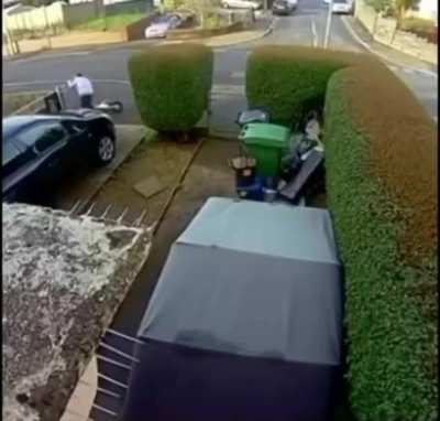 Speeding on a scooter