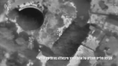 new footage of IDF destroy hezbollah assets.