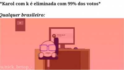 AEEEE FIZ ESSE MEME CORRENDO PARABÉNS KAROL 99% DE REJEIÇÃO KKKKKKKKK