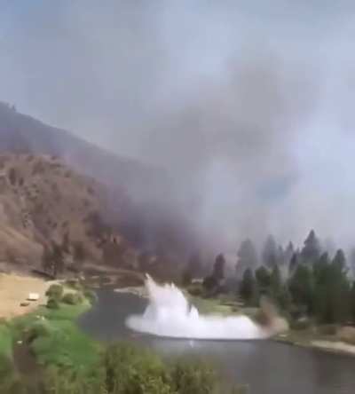Idaho fire crash. Terrible to see.
