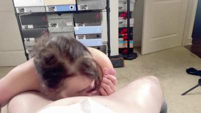 Blowjob Swallow - Pussy Used For Post Cum Cleanup