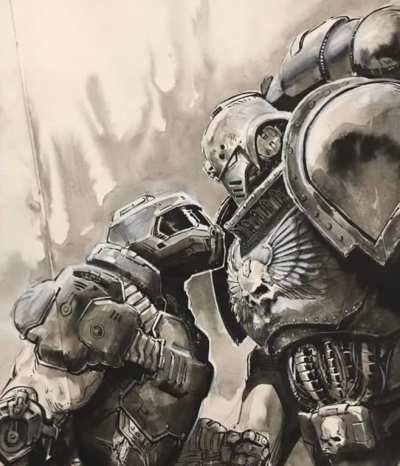 (OC)“The Only Thing They Fear is The Children of the Omnissiah” - Made a short Doom Eternal x WH40K: Mechanicus song Mash-up. Art by redemptor713 