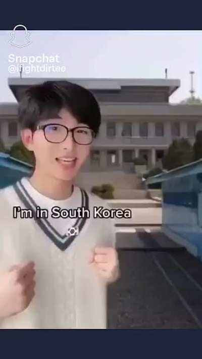 I'm in north korea I'm out of the...