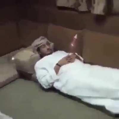 He has awoken