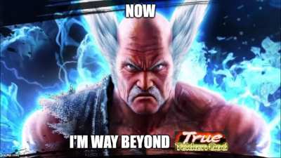 Heihachi about to get 1st kyu