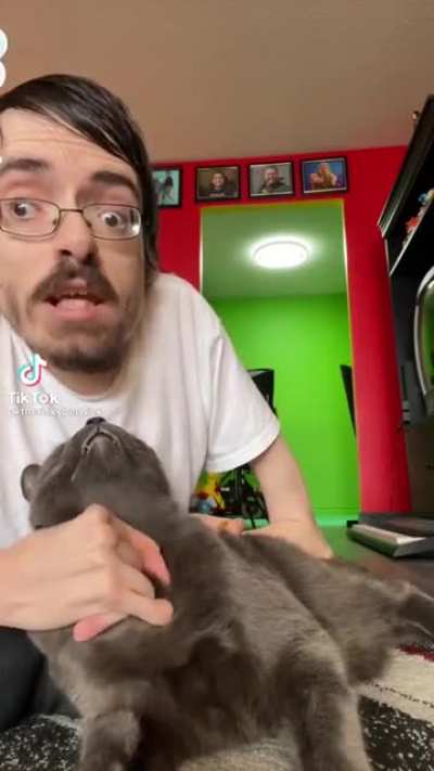 Ricky Berwick learns what his cat is thinking about