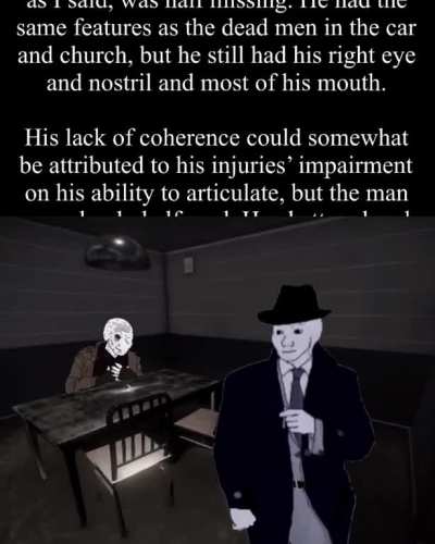Part 6: half mad, half a face
