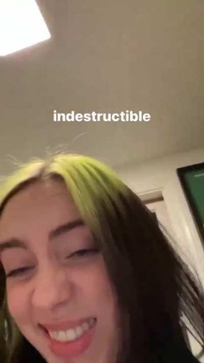 Noluyo lan.Billie nin insta storysinde bikaç tane daha var NSFW