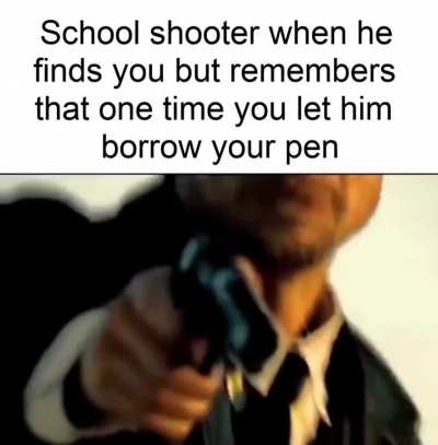 Will he shoot me?