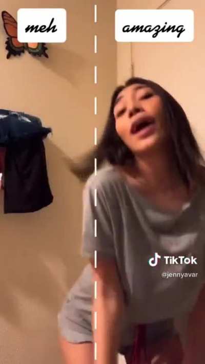 she just needs to let them jugs free