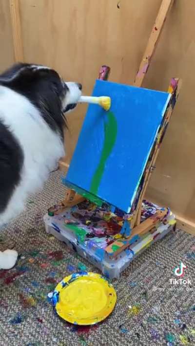 Pupper Painting Hour