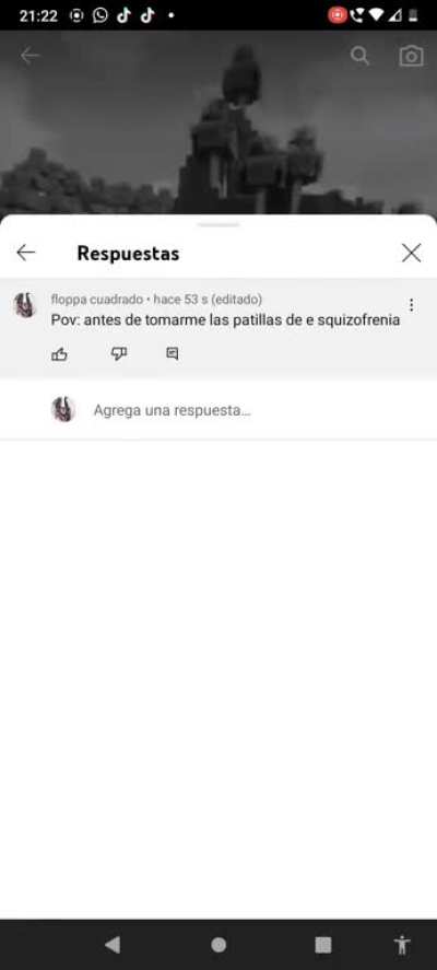 toma las pastillas de esquizofrenia
