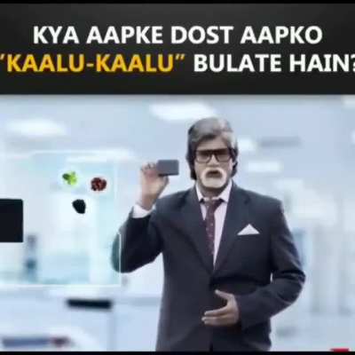 Sorry English folks videos is in hindi but let me give a little context this guy is pretending to be a commercial guy and talks about how people with unfair skin face discrimination but he has a special soap to overcome this problem