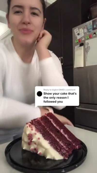The Cake was certainly delivered.