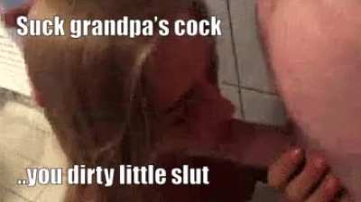How times change…initially my granddaughter preferred ‘princess’ and ‘pumpkin’…now it’s more ‘cock whore’ and ‘nasty little cum sucker’…