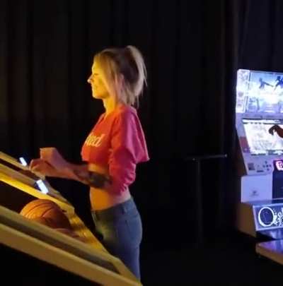 Fun at the arcade