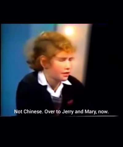 This kid has no chill