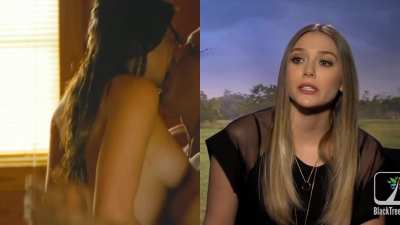 Elizabeth Olsen's thoughts on nudity (sound on)