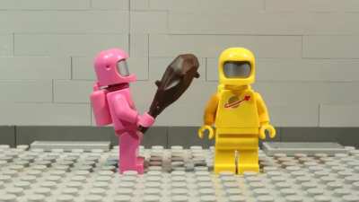 Made a Lego Among Us kill animation compilation in stop-motion
