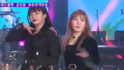 kpop group (Red Velvet) performing in north korea
